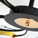 Black Glass Ball Ceiling Chandelier Modern Minimalist Ljojo Pendant Lamp for Bedroom Living Room