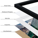 Ljojo 18x24 Plexiglass Gallery Art Frame for Vertical Horizontal Wall Display