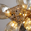 Ljojo LED Stainless Steel Crystal Chandelier Suspension Lamps