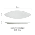 Ljojo Long Leaf Plate - Premium Ceramic Sushi Platter