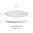 Ljojo Long Leaf Plate - Premium Ceramic Sushi Platter