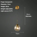 SANDYHA Modern Glass Wall Lamp | Nordic Bedroom Light for Home Decor | Ljojo