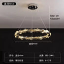 Ljojo Modern Minimalist LED Crystal Chandelier for Living Room 2025 - New Light Luxury Design