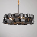 Ljojo Modern Light Luxury Irregular Iron Chandelier for Restaurant Bar Bedroom Living Room Decor