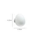 Italian Designer Glass Egg Wall Sconces Lamp Ceiling Light with Led Bulb - Ljojo