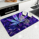 Ljojo 3D Coffee Mat: Quick Dry Kitchen Drying Mat & Bathroom Drain Pad
