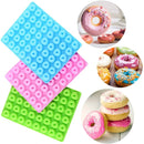 Ljojo 48 Hole Chocolate Donut Silicone Mold Pastry Decorating Tools