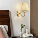 Nordic Fabric Lampshade Wall Lamp E27 LED - Modern Bedroom & Dining Room Lighting by Ljojo
