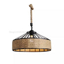 Hemp Rope Pendant Ceiling Chandelier | Classic Retro Antique Industrial Dining Room Light