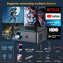 Ljojo™ 8K Android Beamer Projector Full HD 1080P Home Theater 5G WiFi TV Proyector
