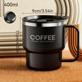 Ljojo Double Wall Stainless Steel Insulated Coffee Cup with Handle