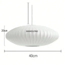Italian Silk Cloth Pendant Lights Modern Lamps - Ljojo