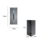 3W LED Stairs Light Wall Lamp Motion Sensor Night Light by Ljojo - Aluminum Foot Stairway Decor