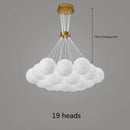 6-Light Nordic Planet 3D Moon Ceiling Chandelier Pendant Lamp by Ljojo