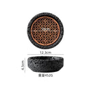 Ljojo Meteorite Texture Dining Plate Set for Sushi, BBQ, Japanese Cuisine & Desserts