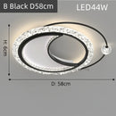 Ljojo LED Round Gold Ceiling Light - Modern Luxe Nordic Style