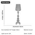 French Art Deco Style LED Dimmable Floor Lamp | Classical Standing Acrylic Bedroom Lights by Ljojo