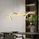 Modern Led Chandelier Pendant Light for Dining Room by Ljojo