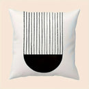 Ljojo Minimalist Round Printed Pillowcase Cover
