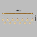 Ljojo Luxury Crystal Chandelier Pendant Light for Living Room Dining Room Ceiling Lighting