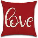 Ljojo Love Rainbow Pillowcase Home Decoration for Valentine's Day