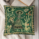 Day of the Dead Skeleton Pattern Pillow Covers by Ljojo - Sofa, Bedroom, Car Pillow Cover