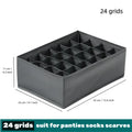 Ljojo™ Socks Underwear Organizer: Washable Drawer Storage Box for Lingerie, Bras, Socks, Leggings