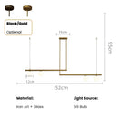 Modern Minimalist LED Pendant Light for Bedrooms Living Rooms Dining Rooms by Ljojo