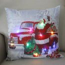 Ljojo LED Christmas Pillow Cover for Festive Holiday Decor
