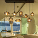 Modern LED Pendant Light Glass Chandelier for Living Room & Bedroom by Ljojo
