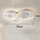 Ceiling Light Fixture Nordic Style LED Lamp for Living Room by Ljojo