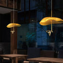 Copper Lotus Chandelier Ceiling Pendant Lamp by Ljojo - Elegant Hanging Light Fixture for Home Decor