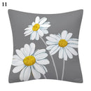 Flower Letter Print Cushion Cover for Stylish Home Decor by Ljojo