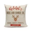 Ljojo Linen Christmas Decorative Cushion Covers for Modern Home Decor