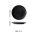 Ljojo Matte Striped Ceramic Plate Set for Molecular Cuisine Tableware