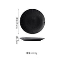 Ljojo Matte Striped Ceramic Plate Set for Molecular Cuisine Tableware