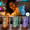Ljojo 3D Bear LED Night Light Color Changeable Ambient Lamp