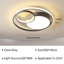 Minimalist Ring LED Ceiling Lamp for Bedroom | Modern Indoor Lighting Fixture by Ljojo