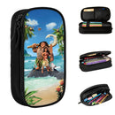Ljojo Moana Kids Cartoon Pencil Case: Large Capacity, Office Supplies, Amazing Gift