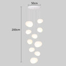 Ljojo LED Pendant Light Chandeliers for Living Room Staircase Indoor Lighting