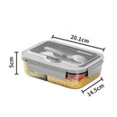 Ljojo Lunch Box Set: Leakproof, Microwave Safe, Divided, for Office Workers, Picnic, Camping