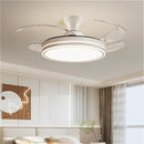 Smart Invisible Ceiling Fan Lamp Strong Wind Chandelier for Kitchen Living Room by Ljojo