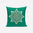 Ljojo Mandala Boho Retro Designer Linen Cushion Cover 45*45cm for Sofa