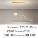Ljojo LED Strip Pendant Light for Home Interior Decor