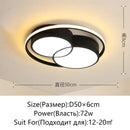 Ljojo LED Ceiling Light: Modern Minimalist Bedroom Chandelier for Living Room, Children's Room