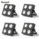 Ljojo™ Wash Lights 4x12W RGBW LED Par Lights for DJ Disco Party Event