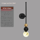 Ljojo Long Rod Marble Wall Lamp for Postmodern Indoor Lighting