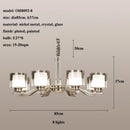 Nordic Glass Led Pendant Light Modern Chandelier by Ljojo for Home Decor.