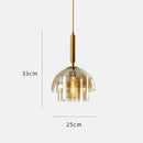 Glass Vintage Dining Room Chandelier Pendant Light by Ljojo