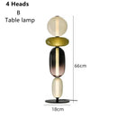 Denmark Colored Glass Desk Lamp for Living Room by Ljojo